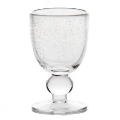 Abigails St. Remy Bubble Water Glass Set of 4 - 10 oz. Elegant Drinking Glasses, 3.5 in. D x 6 in. H