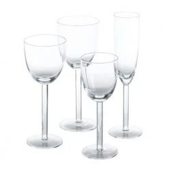 Paola 3.75 in. D x 9 in. H White Wine Glass (Set of 4) - Elegant Wine Glasses by Abigails