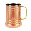 20 oz. Large Vintage Copper Stainless Steel Beer Stein by Alchemade - Renaissance Style Metal Tankard