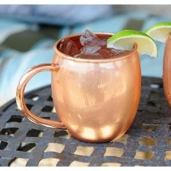 Alchemade Copper 16 oz. Barrel Mug - Premium Drinking Glasses for Coffee, Tea & Beer 5 Alchemade Copper 16 oz. Barrel Mug - Premium Drinking Glasses for Coffee, Tea & Beer -Drinkware Shop alchemade drinking glasses sets alch1019 4f 1000