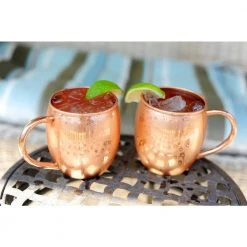 Alchemade 16 oz. Copper Mule Mug Set of 2 - Ideal for Cocktails, Beer, and Beverages 7 Alchemade 16 oz. Copper Mule Mug Set of 2 - Ideal for Cocktails, Beer, and Beverages -Drinkware Shop alchemade drinking glasses sets alch10192 1f 1000