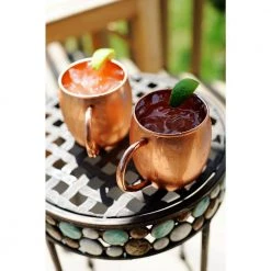 Alchemade 16 oz. Copper Mule Mug Set of 2 - Ideal for Cocktails, Beer, and Beverages 6 Alchemade 16 oz. Copper Mule Mug Set of 2 - Ideal for Cocktails, Beer, and Beverages -Drinkware Shop alchemade drinking glasses sets alch10192 4f 1000