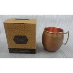 16 oz. 100% Pure Copper Antique Mule Mug with Brass Handle - Perfect for Mules, Cocktails & More by Alchemade 10 16 oz. 100% Pure Copper Antique Mule Mug with Brass Handle - Perfect for Mules, Cocktails & More by Alchemade -Drinkware Shop alchemade moscow mule mugs alch 1023 1 44 1000