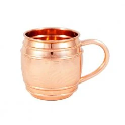 16 oz. 100% Pure Copper Moscow Mule Mug by Alchemade - Handcrafted for Cocktails & Beverages