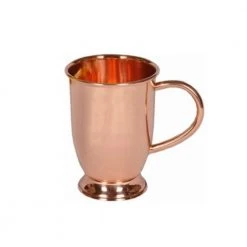 16 oz. 100% Pure Copper Moscow Mule Mug - Handcrafted Barrel Design for Cocktails & Beverages by Alchemade