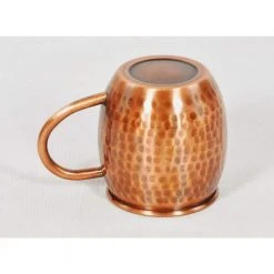 16 oz. 100% Pure Hammered Copper Antique Mule Mug with Handle | Moscow Mule Cocktail Glass by Alchemade -Drinkware Shop alchemade moscow mule mugs alch 1761 4f 1000