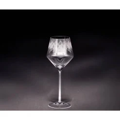 15 oz. Wine Glass Set with Etched Frosted Design (Set of 2) by Alchemade - Elegant Glasses for Red Wine, White Wine, and More -Drinkware Shop alchemade red wine glasses alch 3504 4f 1000