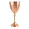 14 oz. 100% Pure Hammered Copper Wine Glass – Elegant Drinking Experience by Alchemade