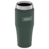 Thermos Stainless King 16 oz. Vacuum-Insulated Green Stainless Steel Travel Tumbler