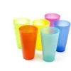 20 oz. Colorful Plastic Reusable Tumblers (Set of 6) - LEXI HOME | Eco-Friendly & Durable Drinking Glasses