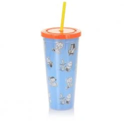 Peanuts 70th Anniversary 23.6 fl. oz. Plastic Tumbler Set with Lids and Straws - Assorted Colors 12 Peanuts 70th Anniversary 23.6 fl. oz. Plastic Tumbler Set with Lids and Straws - Assorted Colors -Drinkware Shop assorted gibson drinking glasses sets 985115915m 44 1000