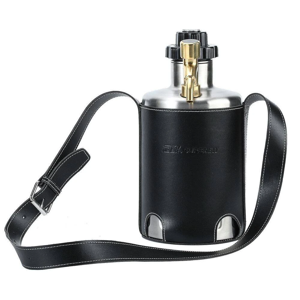 64 oz Stainless Steel Adjustable Pressure Beer Mini Keg with Tap Faucet - Unbranded Beer Growler 5 64 oz Stainless Steel Adjustable Pressure Beer Mini Keg with Tap Faucet - Unbranded Beer Growler - Image 5