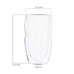 Set of 2 Premium Beer Glasses - 18.2 oz. by MasterPRO - Durable & Stylish Beer Mugs -Drinkware Shop beer mugs mpus60303 1f 1000