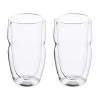 Set of 2 Premium Beer Glasses - 18.2 oz. by MasterPRO - Durable & Stylish Beer Mugs