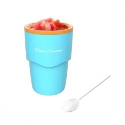 6 oz. Blue Slushy and Shake Maker Cup by Classic Cuisine - Perfect for Frozen Drinks & Desserts -Drinkware Shop blue classic cuisine drinking glasses sets hw031074 c3 1000