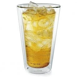 Sorrento Double-Wall 12 oz. Clear Glass Tumbler (2-Pack) - Premium Insulated Drinking Glasses by Casa Bellante -Drinkware Shop casa bellante drinking glasses sets cb sorrento 4f 1000