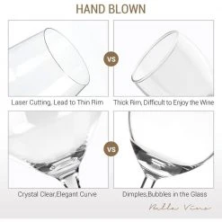 7 oz. Hand Blown Crystal Champagne Flutes (Set of 2) - Elegant & Durable Unbranded Glassware 9 7 oz. Hand Blown Crystal Champagne Flutes (Set of 2) - Elegant & Durable Unbranded Glassware -Drinkware Shop champagne glasses kx88 5 44 1000