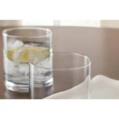 Skylar 12.4 oz. Charcoal Gray Ombre Double Old-Fashioned Glasses (Set of 4) - Elegant Cocktail & Whiskey Glasses -Drinkware Shop charcoal gray home decorators collection whiskey glasses dha09660charcoal 1d 1000