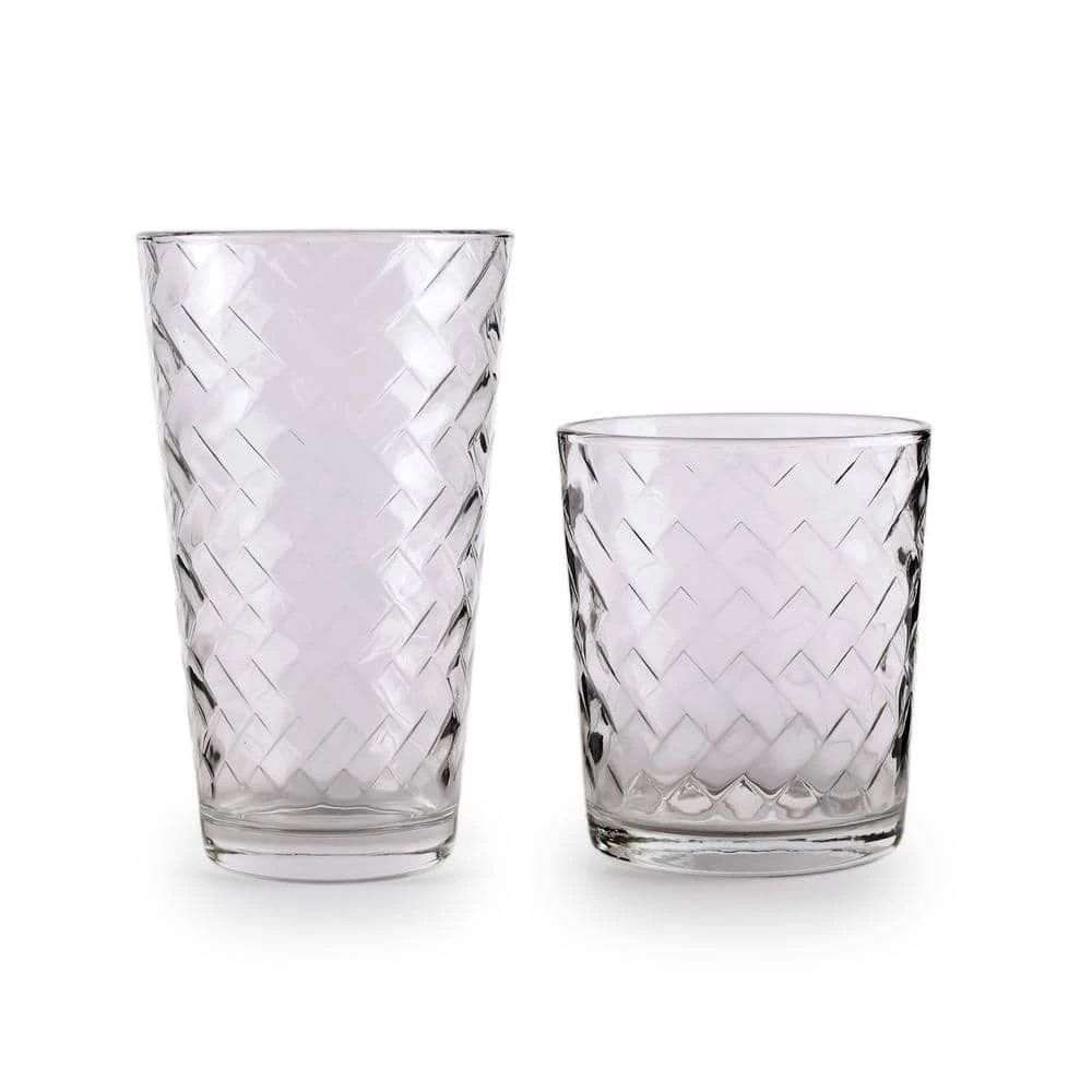 15.75 oz. Heavy Base Highball Drinking Glasses Tumblers - Set of 12 by Circleware 1 15.75 oz. Heavy Base Highball Drinking Glasses Tumblers - Set of 12 by Circleware