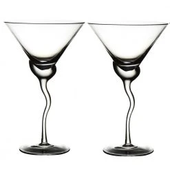 Abigails Martini 13 oz. Glass with Wave Stem - Set of 4 Elegant Cocktail Glasses -Drinkware Shop clear abigails martini glasses 712546 c3 1000