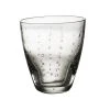 Abigails Rain Drop 8 oz. Clear Double Old-Fashioned Whiskey Glasses (Set of 4)