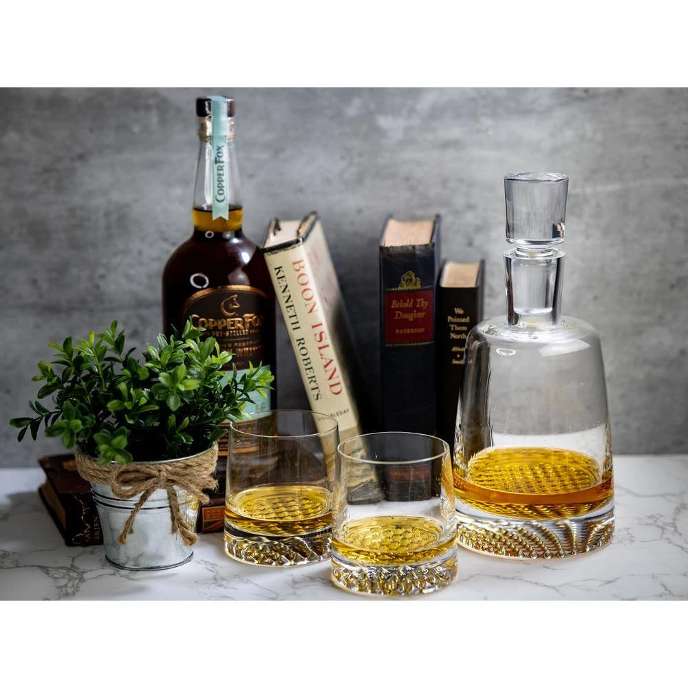 Park Avenue 5-Piece Whiskey Set by Badash Crystal - Elegant Cocktail Glasses for Whiskey Enthusiasts 3 Park Avenue 5-Piece Whiskey Set by Badash Crystal - Elegant Cocktail Glasses for Whiskey Enthusiasts - Image 3