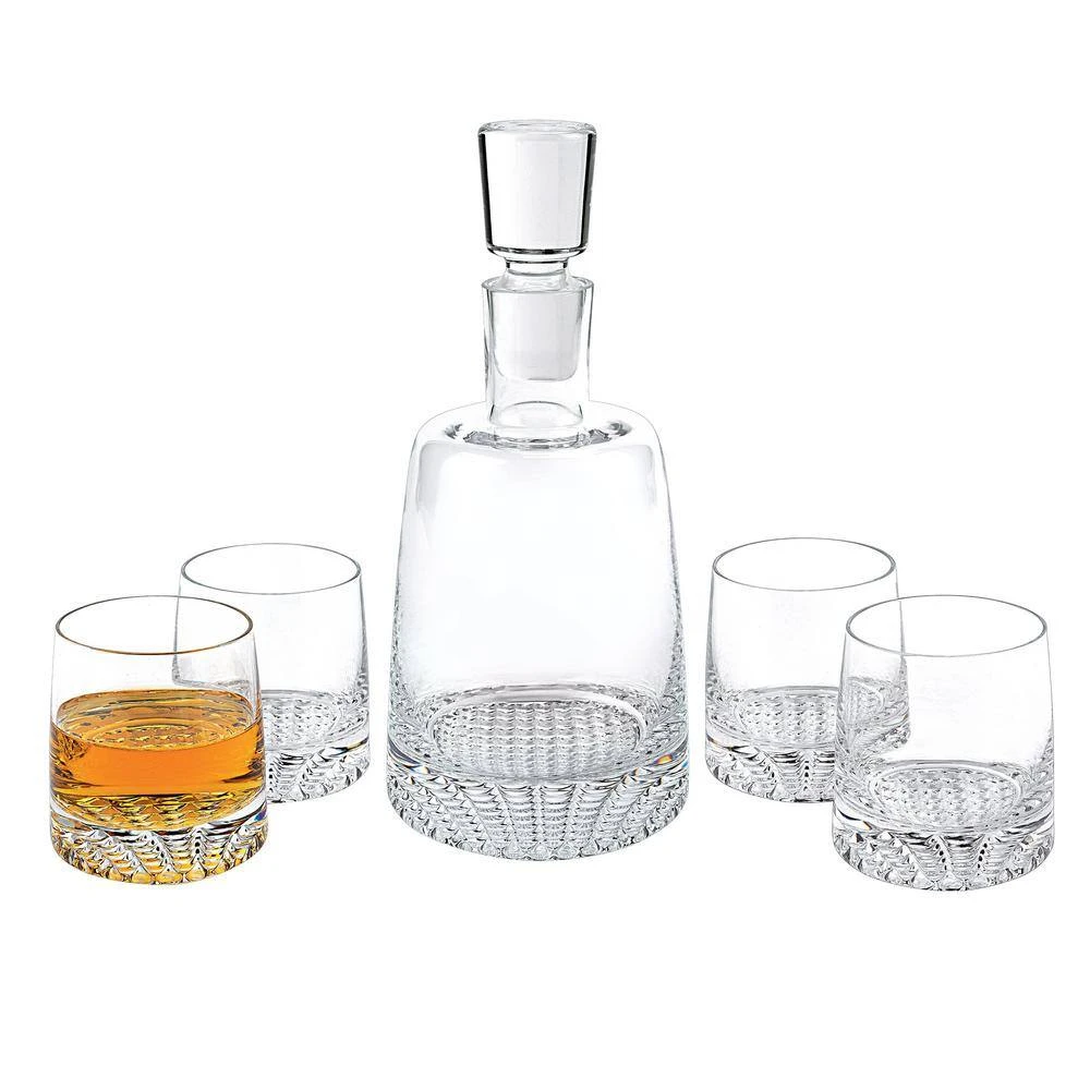 Park Avenue 5-Piece Whiskey Set by Badash Crystal - Elegant Cocktail Glasses for Whiskey Enthusiasts 1 Park Avenue 5-Piece Whiskey Set by Badash Crystal - Elegant Cocktail Glasses for Whiskey Enthusiasts