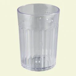 Carlisle 8 oz. SAN Plastic Tumbler, Clear, Case of 72 - Durable & Eco-Friendly Drinking Glasses