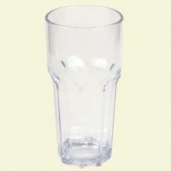 Carlisle 14 oz. SAN Plastic Clear Tumbler - Case of 24 - Durable & Lightweight Drinking Glasses