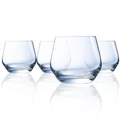 4-Piece Lima OTR Cocktail Glass Set by Chef&Sommelier - Elegant Whiskey Glasses for Modern Mixology