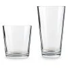 Circleware Drinkware Glassware Entertaining Set of 16 - 8 Hi-Ball 15.75 oz. & 8 DOF 12.5 oz. Glasses for Cocktails & Highballs