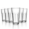 13.5 oz. Modern Crystal Soda Glass Highball Glass (Set of 6) - Premium Cocktail Glasses by Amisglass