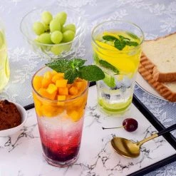 13.5 oz. Modern Crystal Soda Glass Highball Glass (Set of 6) - Premium Cocktail Glasses by Amisglass -Drinkware Shop clear highball glasses ams hbg d02 76 1000