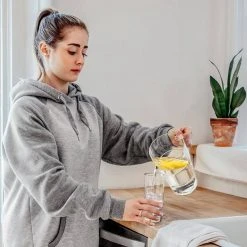 JoyJolt Faye 13 oz. Clear Crystal Highball Drinking Glass Set of 12 | Elegant Cocktail & Beverage Glasses -Drinkware Shop clear joyjolt highball glasses mc20151 1f 1000