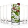 JoyJolt Faye 13 oz. Clear Crystal Highball Drinking Glass Set of 12 | Elegant Cocktail & Beverage Glasses