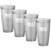 Kasualware U.S.A. 22 oz. Doublewall Tall Tumbler (Set of 4) - Durable & Stylish Drinking Glasses by Kraftware