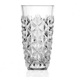 Lorren Home Trends Enigma Collection 12 oz. High Ball Glasses (Set of 6) - Durable & Stylish Cocktail Glasses