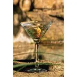 Revel 10 oz. Polycarbonate Martini Glasses (Set of 6) - Shatterproof & Elegant Cocktail Glasses by BOLD DRINKWARE -Drinkware Shop clear martini glasses hus055 006 31 1000