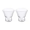 MasterPRO 7.7 oz. Martini Glasses - Elegant Set of 2 for Cocktails & More