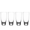 Nambe Vie 16 oz. Highball Glass Set (4-Pack) - Elegant Cocktail & Beverage Glasses
