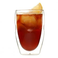 Ozeri Moderna Artisan Series Double Wall 12 oz. Beverage Glasses, Set of 8 - Elegant & Durable Drinking Glasses -Drinkware Shop clear ozeri drinking glasses sets dw12a 8 76 1000