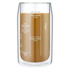 Ozeri Moderna Artisan Series 15 oz. Double Wall Barista Coffee Glass – Stylish & Insulated -Drinkware Shop clear ozeri drinking glasses sets dw15c c3 1000