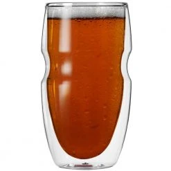 Ozeri Serafino Double Wall 16 oz. Insulated Iced Tea and Coffee Glasses (Set of 2) - BPA-Free, Thermal, Shatterproof -Drinkware Shop clear ozeri drinking glasses sets dw16s 2 fa 1000