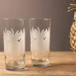 Rolf Glass Pineapple 15 oz. Clear Highball Glasses - Set of 4 | Perfect for Cocktails & Drinks 7 Rolf Glass Pineapple 15 oz. Clear Highball Glasses - Set of 4 | Perfect for Cocktails & Drinks -Drinkware Shop clear rolf glass highball glasses 205014 s4 1f 1000