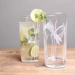 Rolf Glass Dragonfly 15 oz. Clear Highball Glass Set of 4 - Premium Cocktail Glasses 8 Rolf Glass Dragonfly 15 oz. Clear Highball Glass Set of 4 - Premium Cocktail Glasses -Drinkware Shop clear rolf glass highball glasses 206011 s4 1f 1000