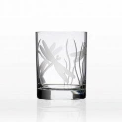 Set of 4 Dragonfly 13 oz. Clear Double Old Fashioned Glasses by Rolf Glass -Drinkware Shop clear rolf glass whiskey glasses 206004 s4 c3 1000