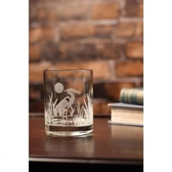 Heron 13 oz. Double Old Fashioned Glass Set of 4 - Premium Whiskey & Cocktail Glasses by Rolf Glass -Drinkware Shop clear rolf glass whiskey glasses 219004 s 4 1f 1000