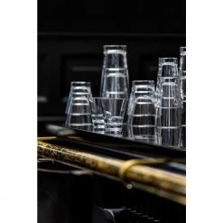 STRAHL Capella Stack Double Rocks 14 oz. Polycarbonate Glasses - Set of 4 - Durable Cocktail & Highball Glasses -Drinkware Shop clear strahl highball glasses 72014 31 1000