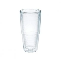 Clear 24 oz. Double Walled Insulated Tumbler No Lid by Tervis - High-Performance Drinking Glass