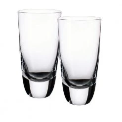 Villeroy & Boch American Bar Straight Bourbon 14.5 oz. Hiball Tumbler Set (2-Pack) - Premium Cocktail Glasses